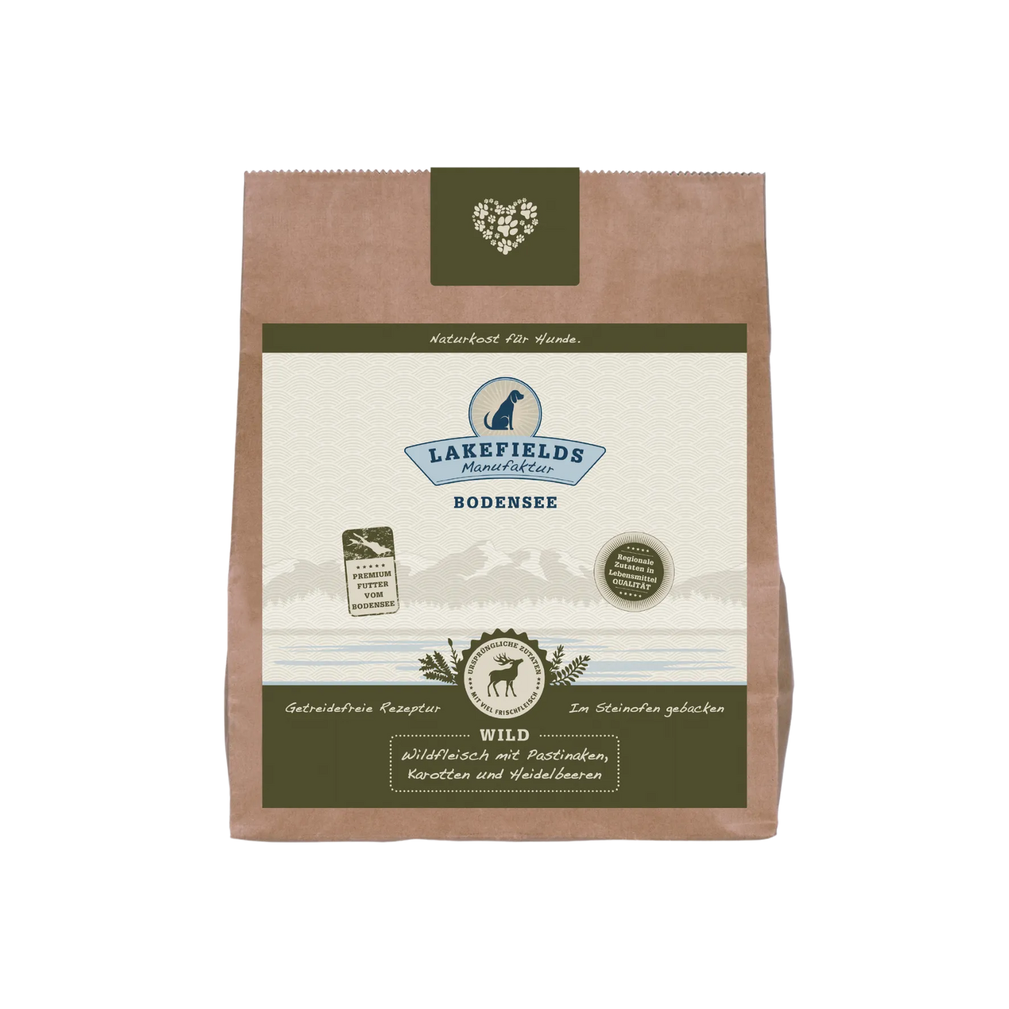 Trockenfleisch-Menü Wild