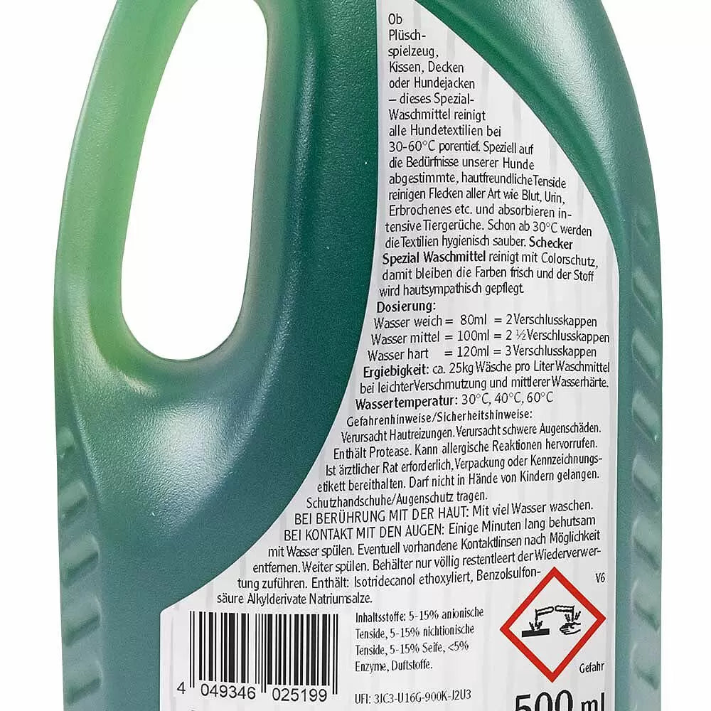 Spezial-Waschmittel für Hundetextilien
