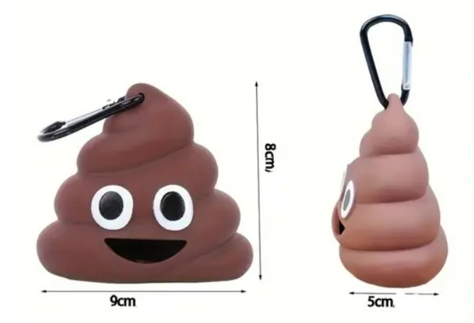 Hundekot Beutel Emoji Poop Spender