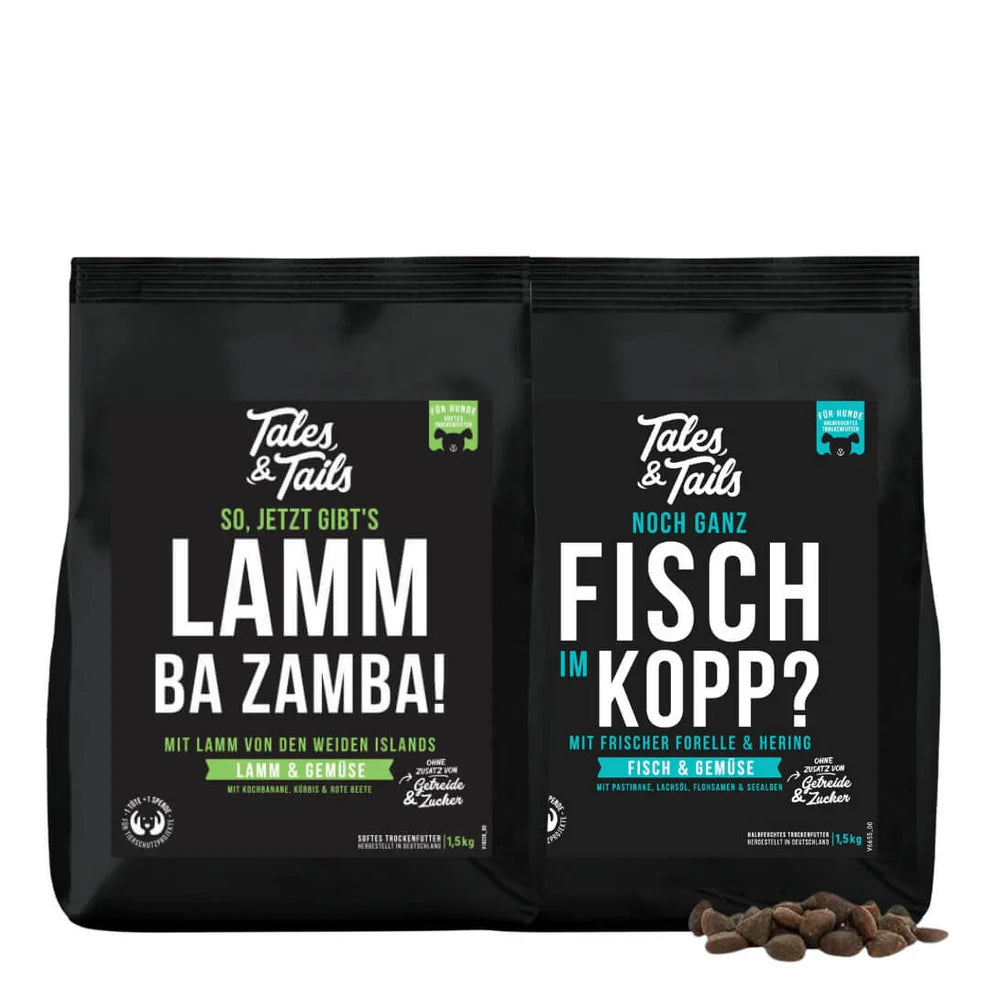Zweier Paket Trockenfutter 1,5kg