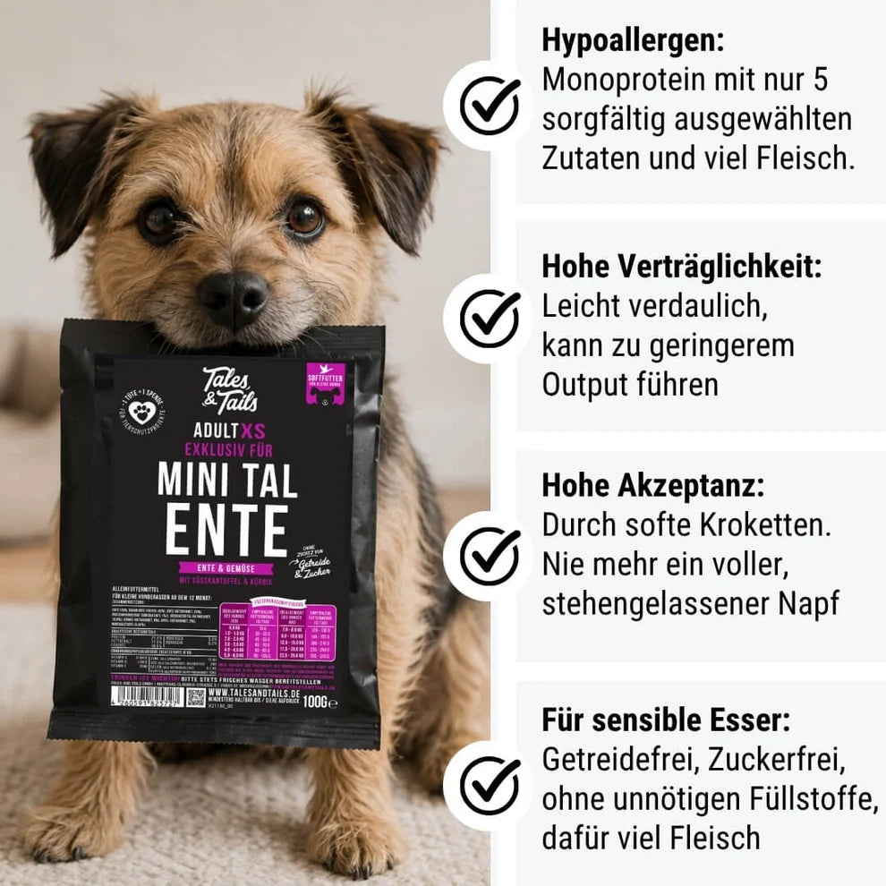 Exklusiv für Mini TalEnte - kleine Kroketten