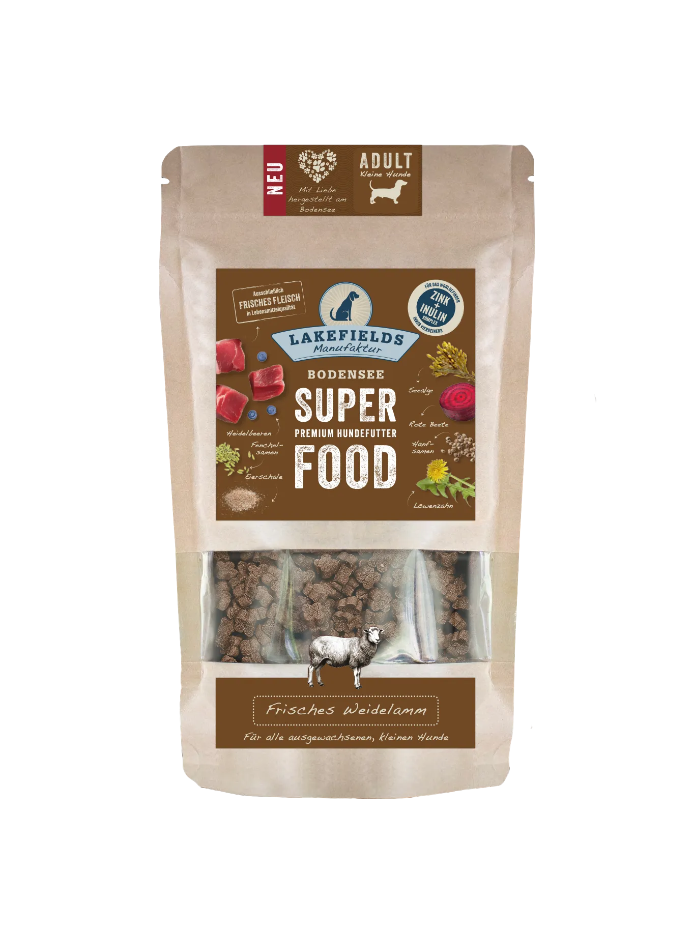 SUPERFOOD Lamm für kleine Hunde