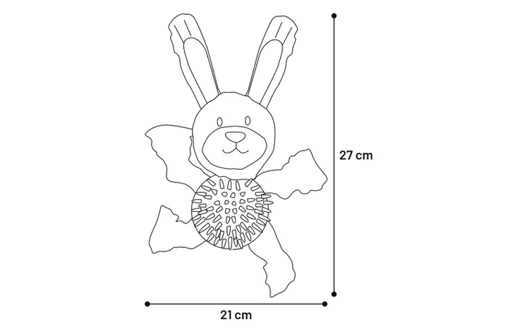 Spielezug Gommy Kaninchen mit Ball