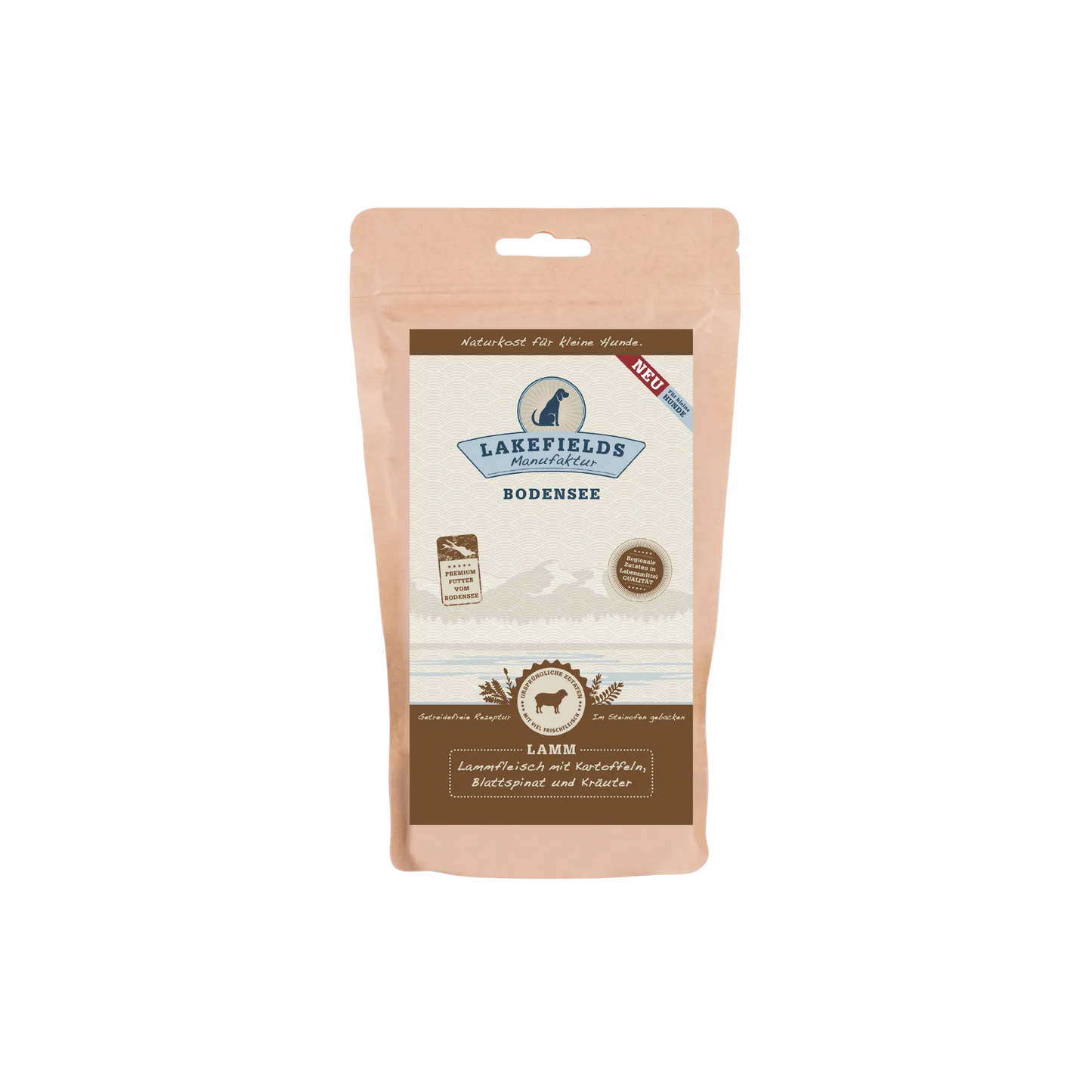 Trockenfleisch-Menü Lamm für kleine Hunde