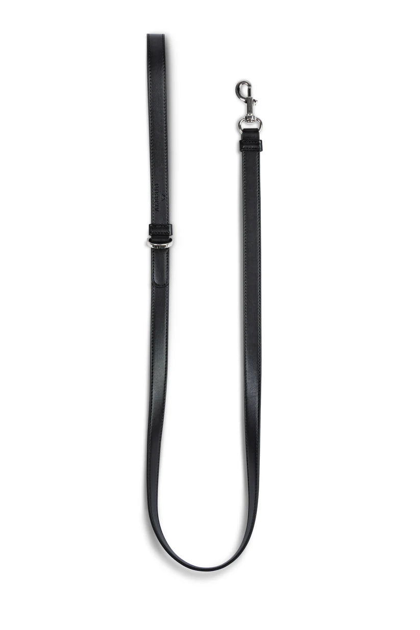 Hundeleine Classy coal schwarz - silver