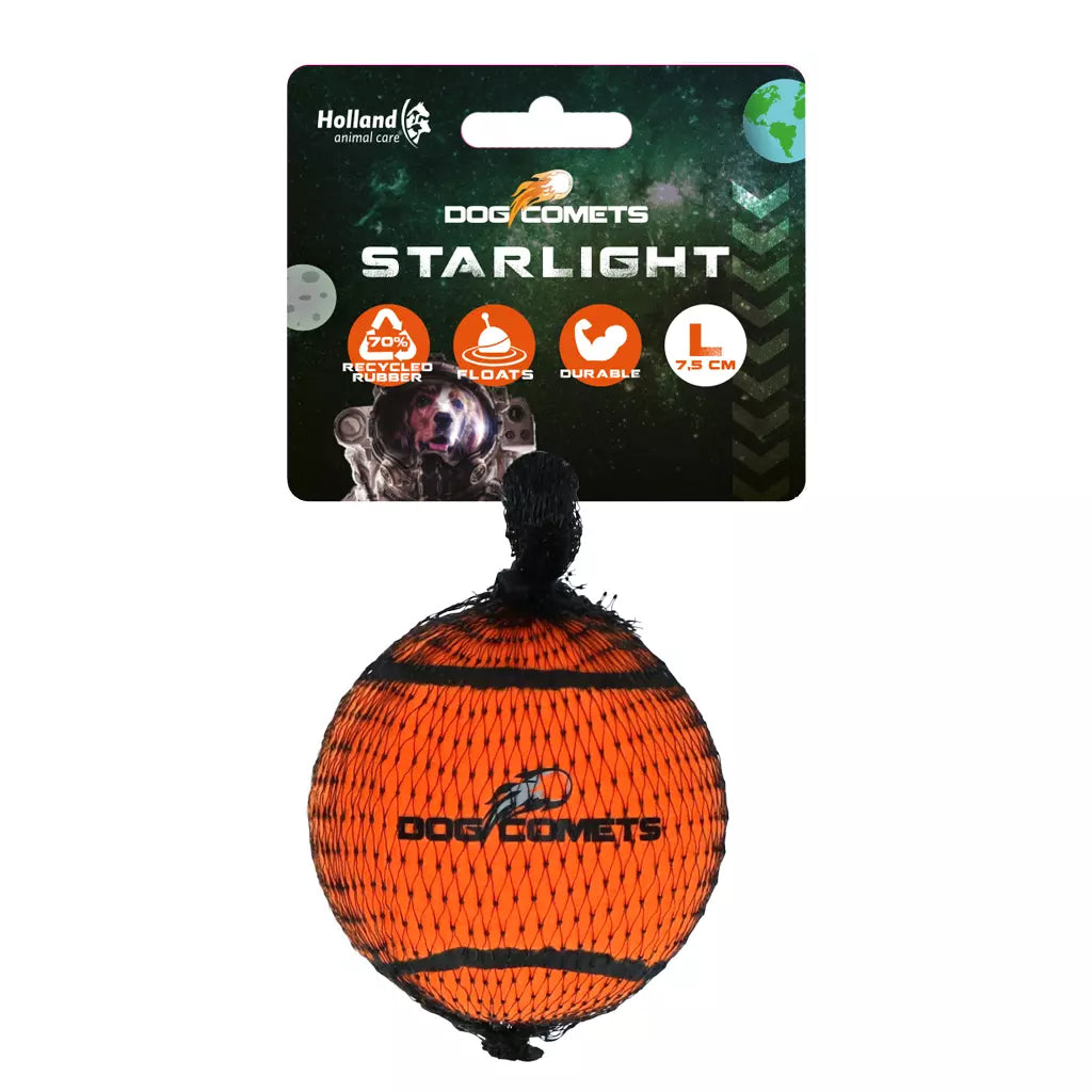 Dog Comets Starlight Tennisball