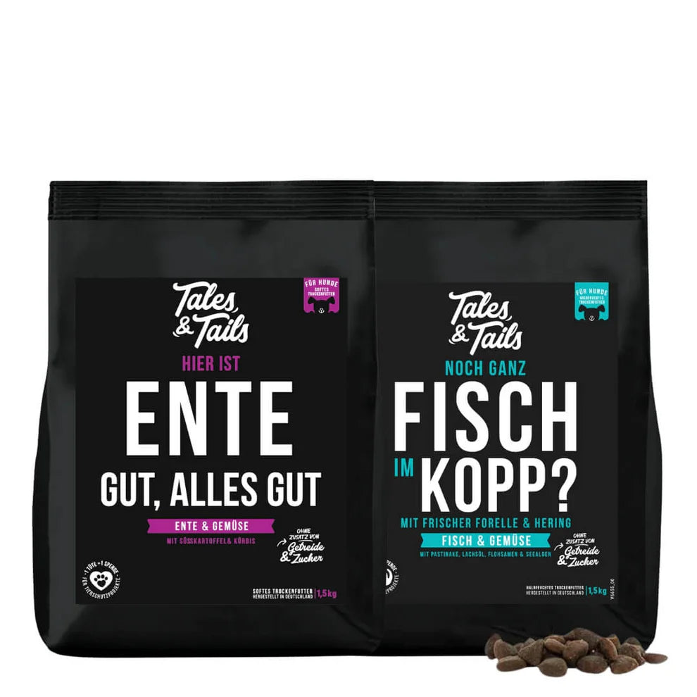 Zweier Paket Trockenfutter 1,5kg