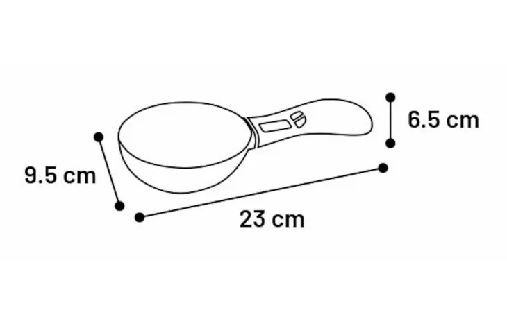 Digitale Futterschaufel 300ml