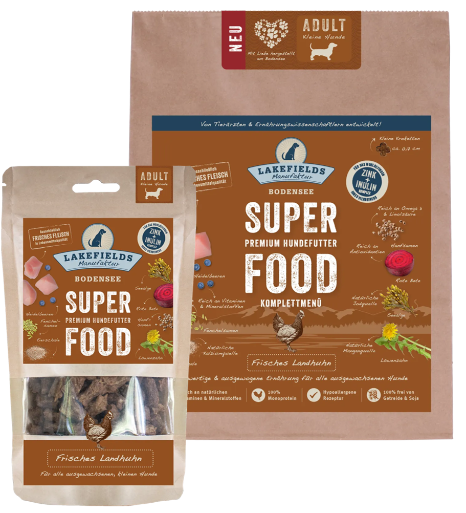 SUPERFOOD Huhn für kleine Hunde