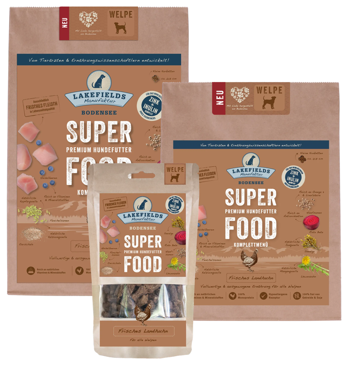SUPERFOOD Huhn für Welpen