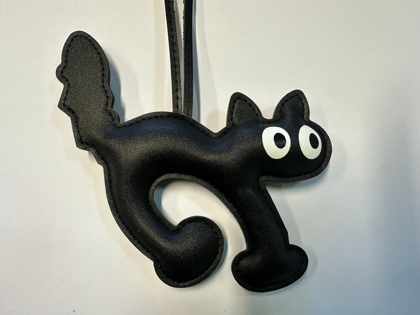 Cartoon Cat Anhänger schwarz