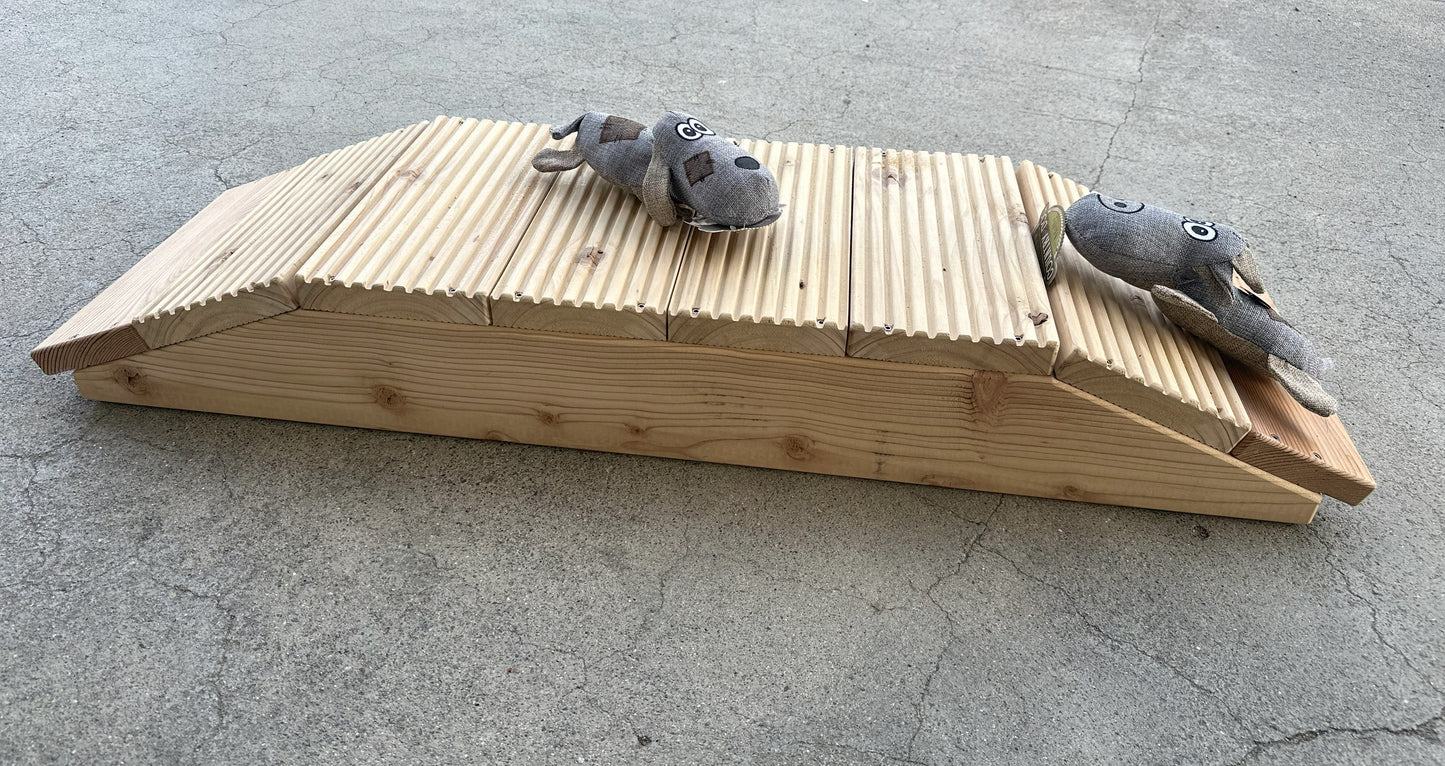 Rampe aus Holz
