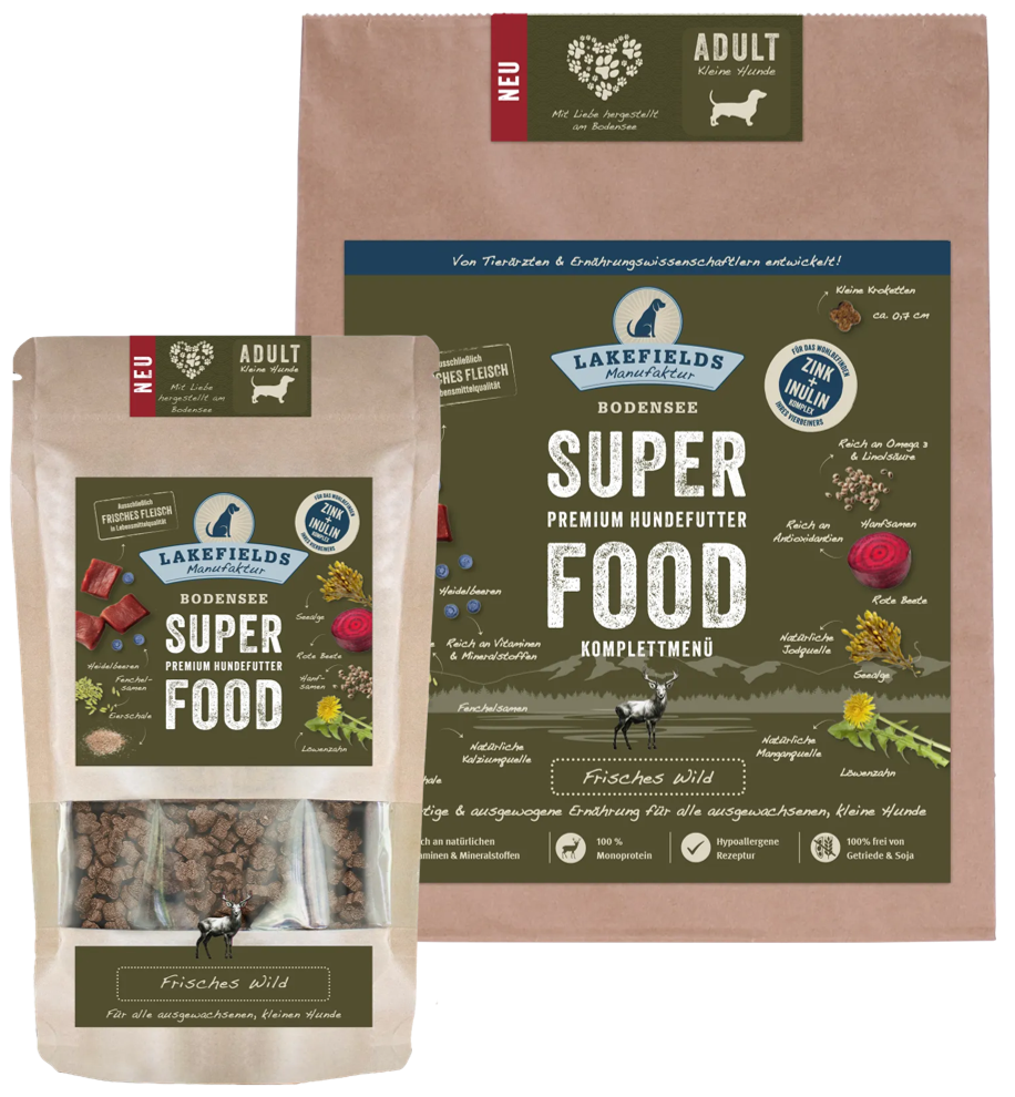SUPERFOOD Wild für kleine Hunde