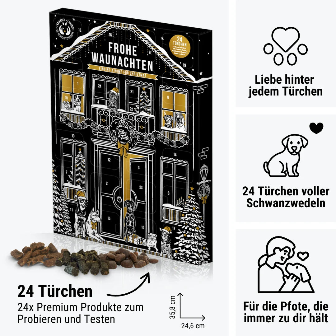 Frohe Waunachten - Adventskalender für Hunde