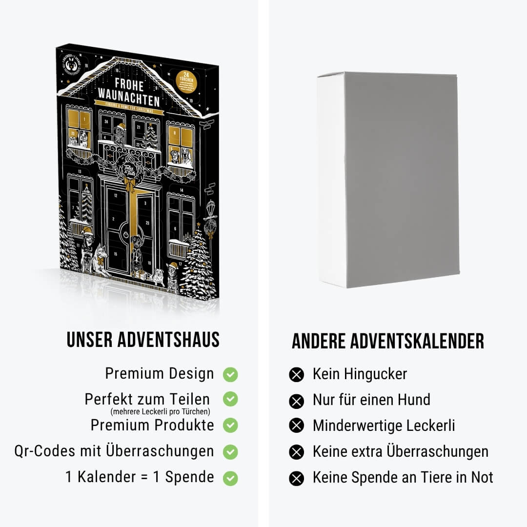 Frohe Waunachten - Adventskalender für Hunde
