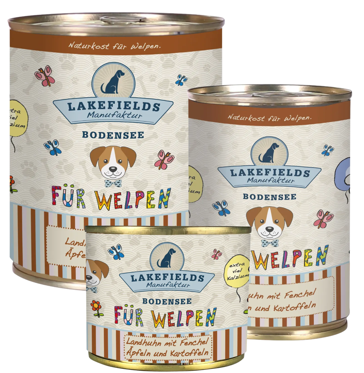 Dosenfleisch-Menü Huhn für Welpen