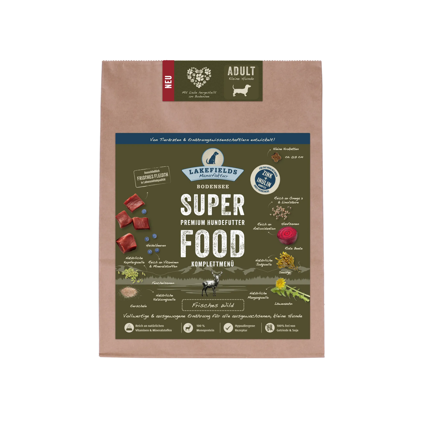SUPERFOOD Wild für kleine Hunde