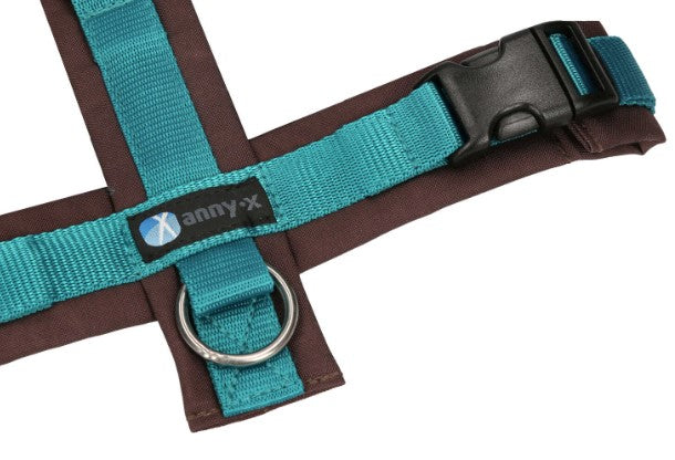 anny-x Brustgeschirr Fun braun/ petrol