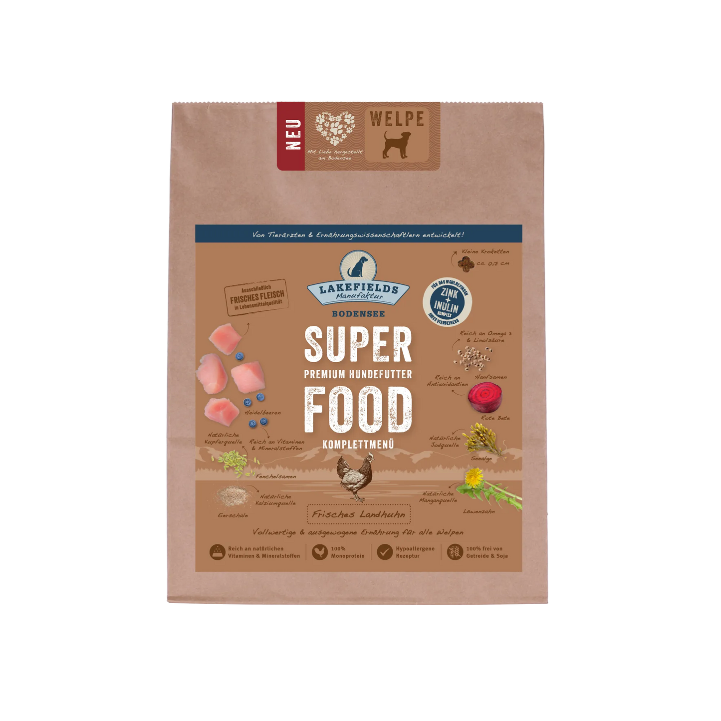 SUPERFOOD Huhn für Welpen