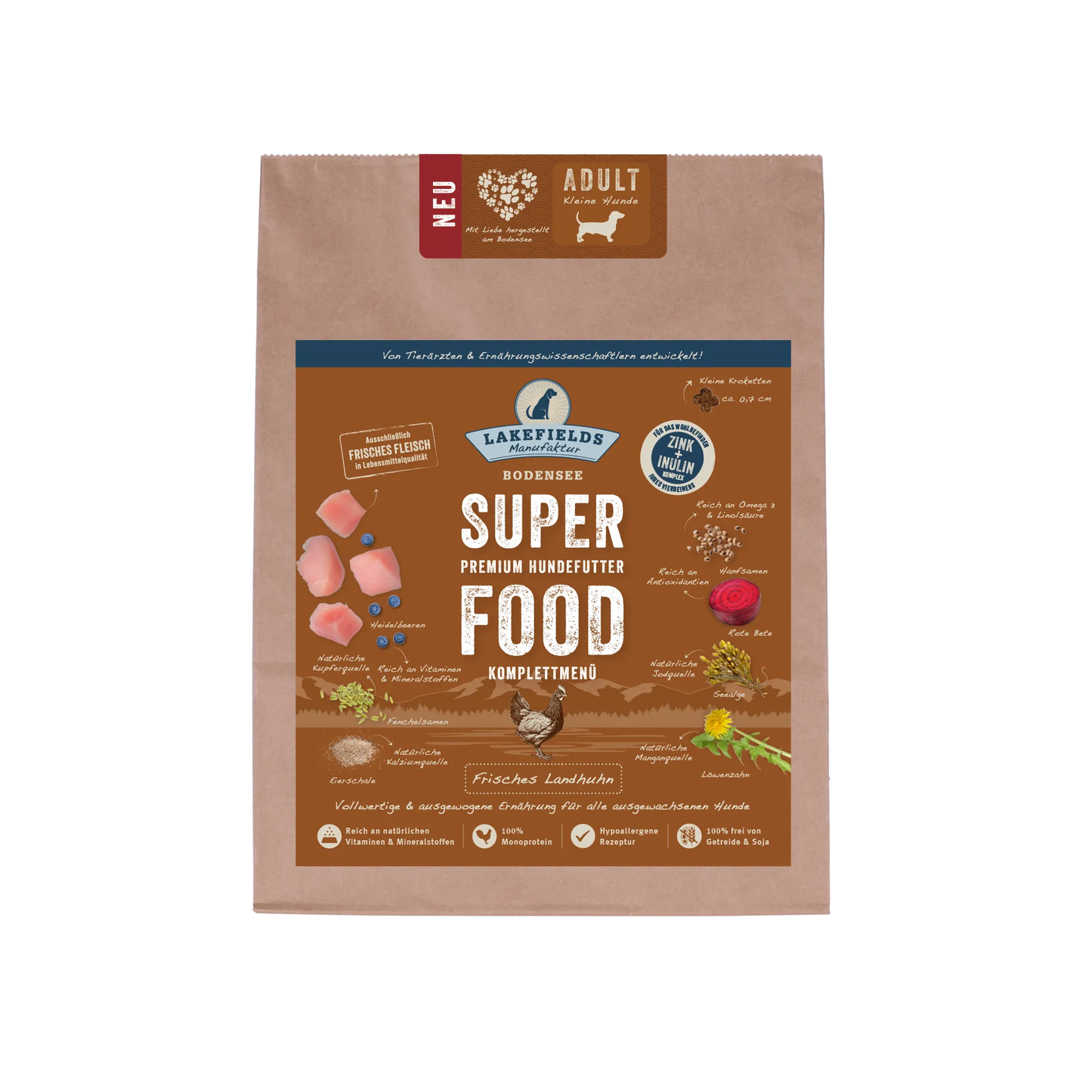 SUPERFOOD Huhn für kleine Hunde