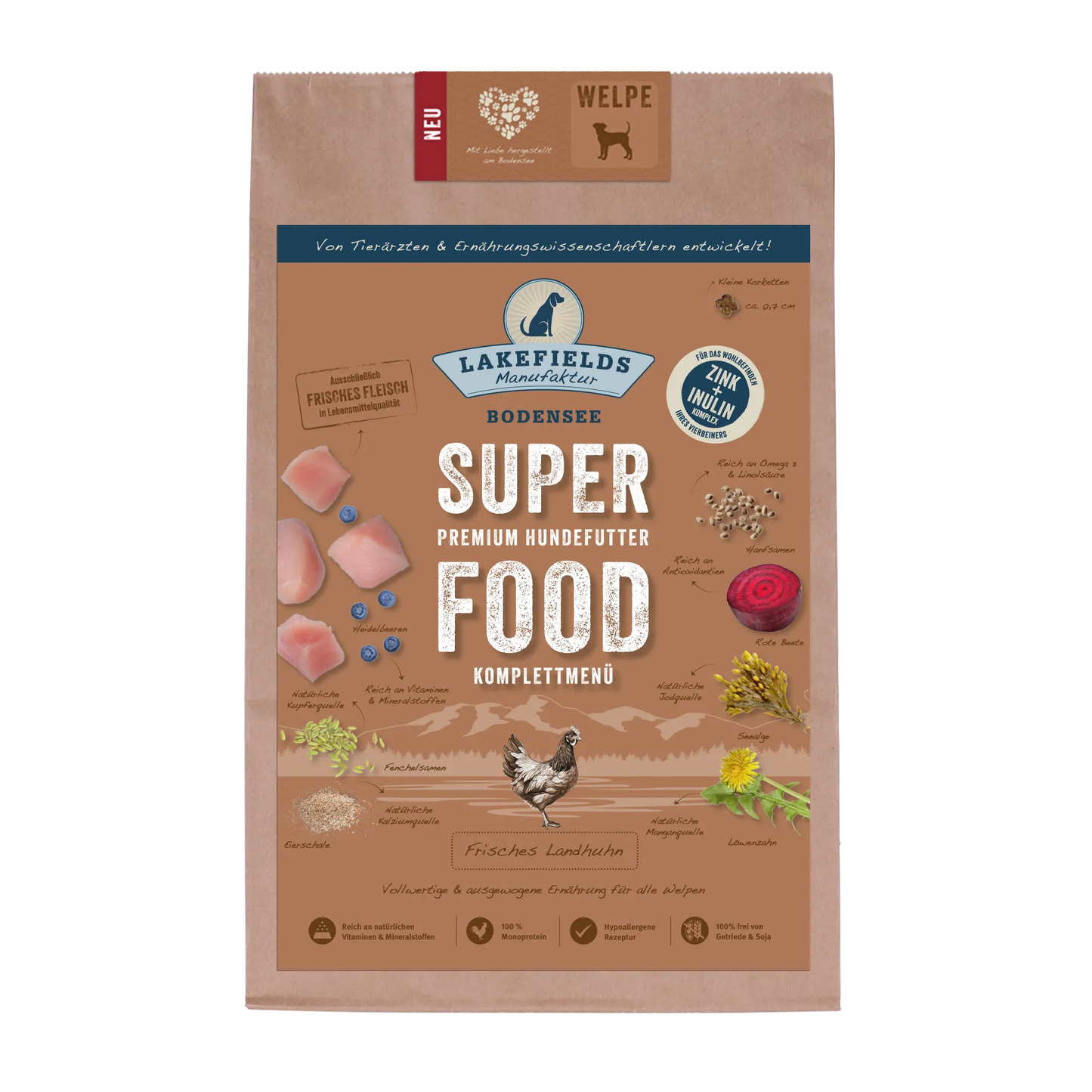 SUPERFOOD Huhn für Welpen