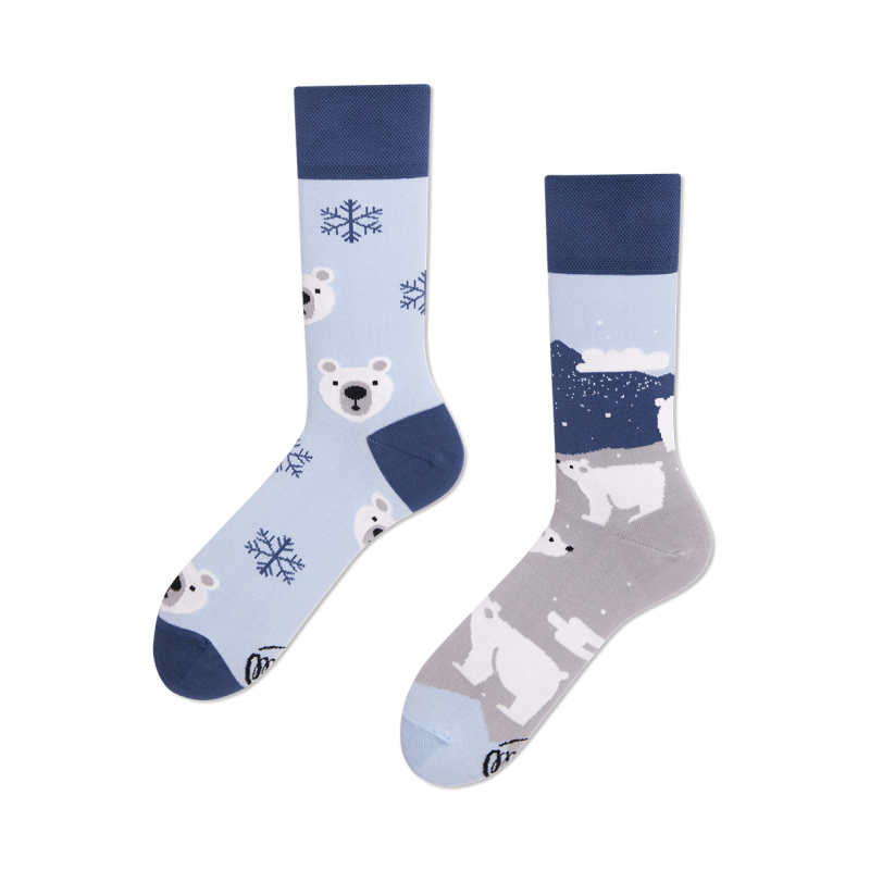 Polar Bear Socken by Many Mornings