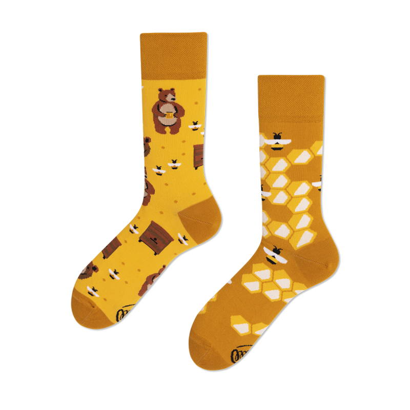 Honey Bear Socken by Many Mornings