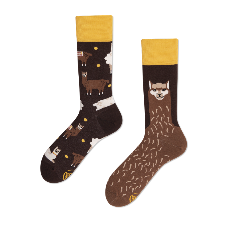 Fluffy Alpaca Socken by Many Mornings