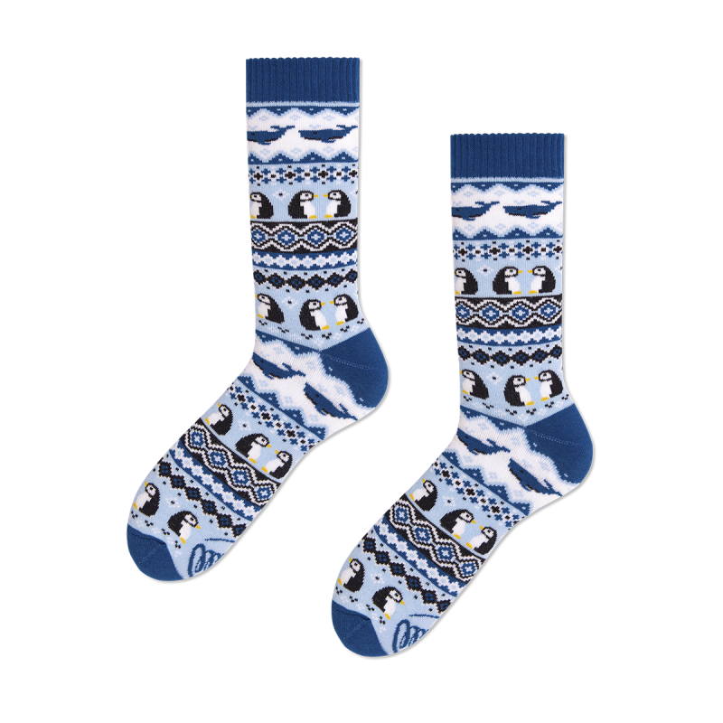Ice Penguin Socken by Many Mornings
