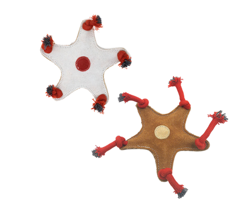 Lederspielzeug Stern