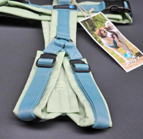 anny-x Brustgeschirr Fun salbei/taubenblau