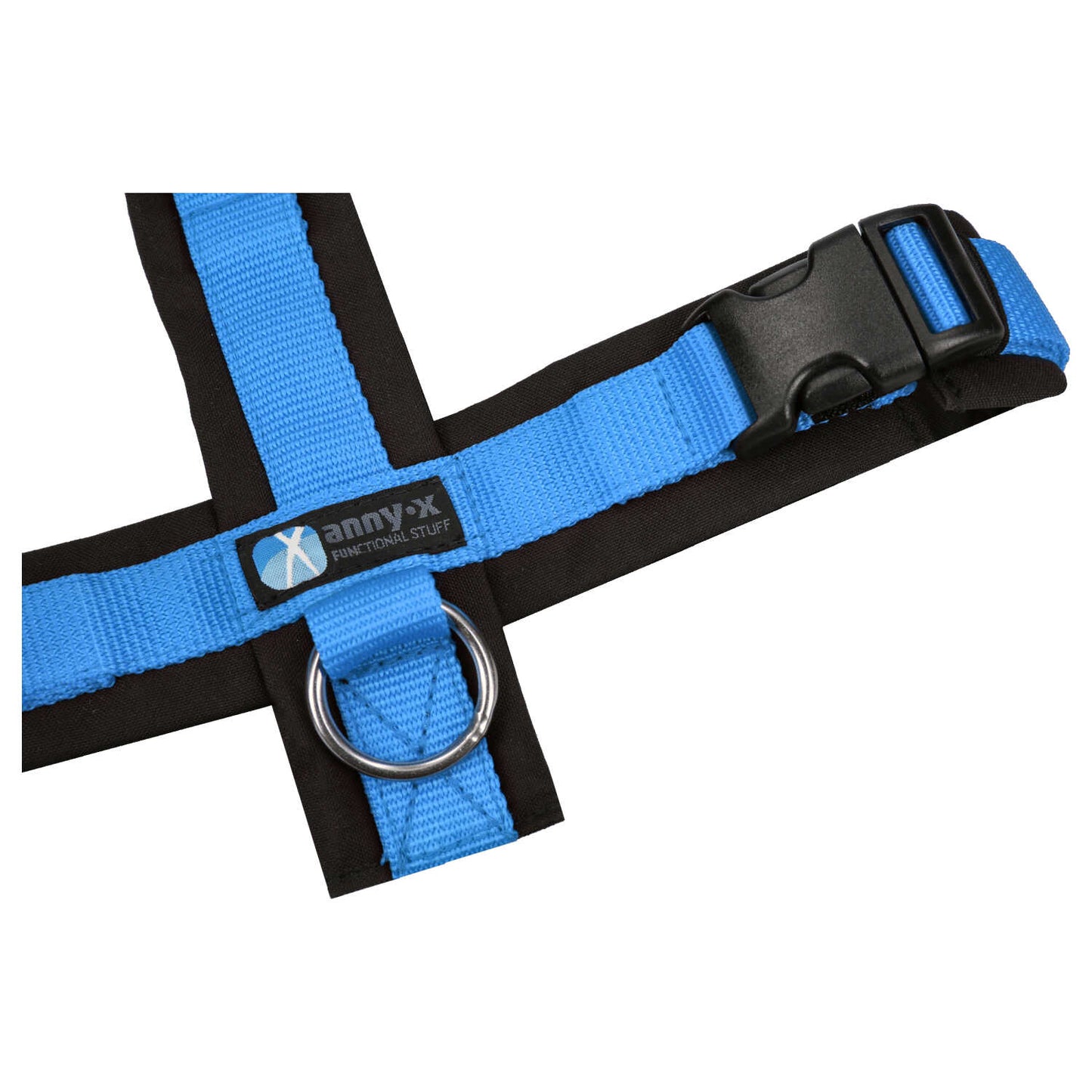 anny-x Brustgeschirr Fun schwarz/ blau