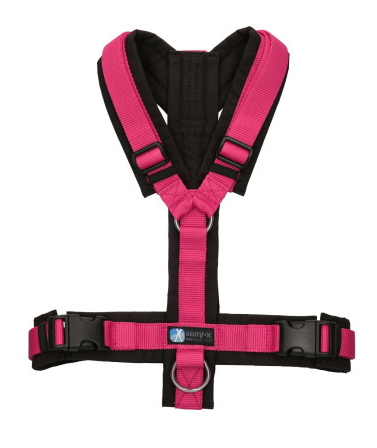 anny-x Brustgeschirr Fun schwarz/pink