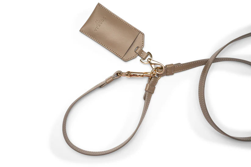 Kotbeutelspender Classy taupe - gold
