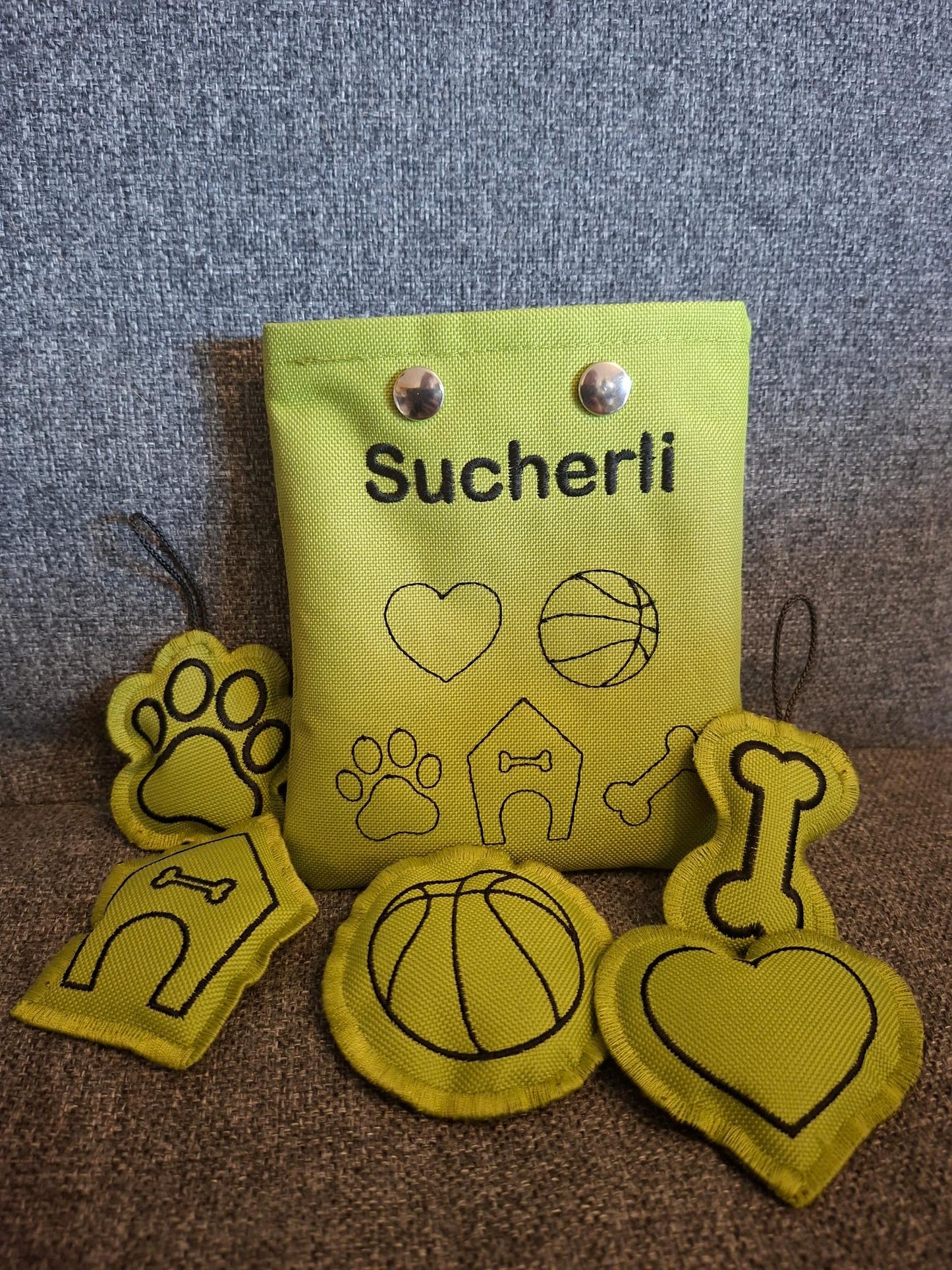 Personalisierte Sucherlibeutel mit 5 Sucherli