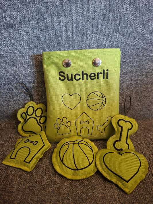 Personalisierte Sucherlibeutel mit 5 Sucherli
