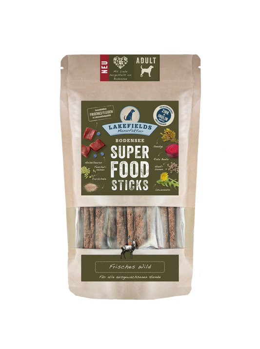 SUPERFOOD Premium STICKS vom Wild
