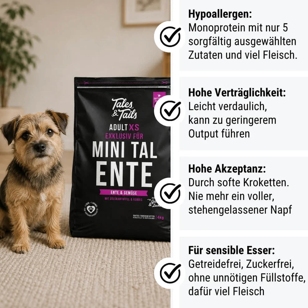 Exklusiv für Mini TalEnte - kleine Kroketten