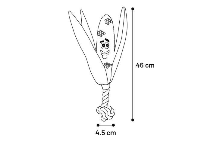 Spielzeug Maiskolben Latex