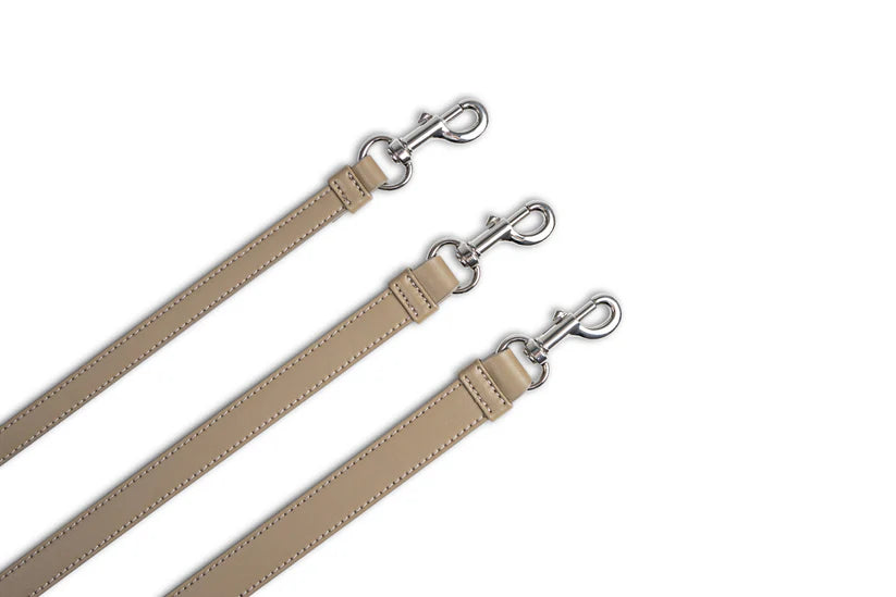 Hundeleine Classy taupe - silver