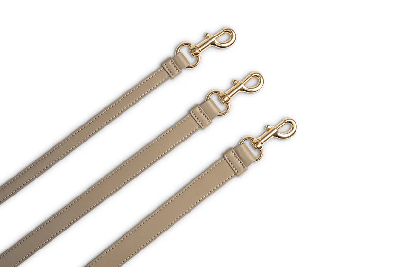 Hundeleine Classy taupe - gold