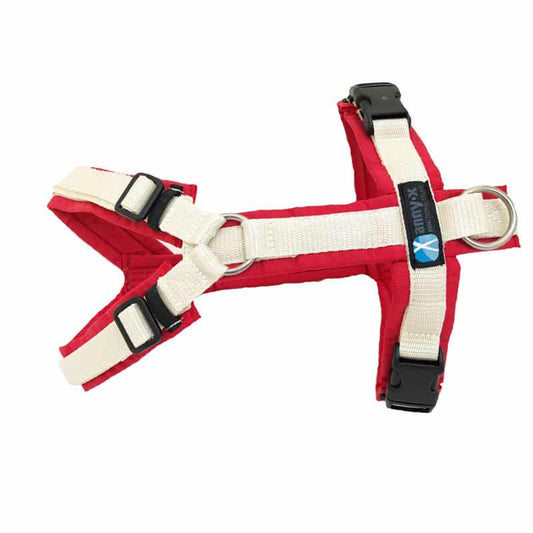 anny-x Brustgeschirr Fun rot/ creme