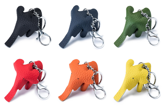 Elefant Schlüsselanhänger diverse Farben