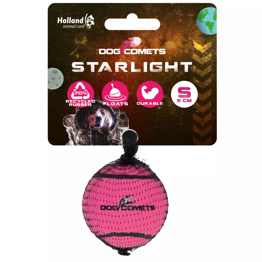 Dog Comets Starlight Tennisball