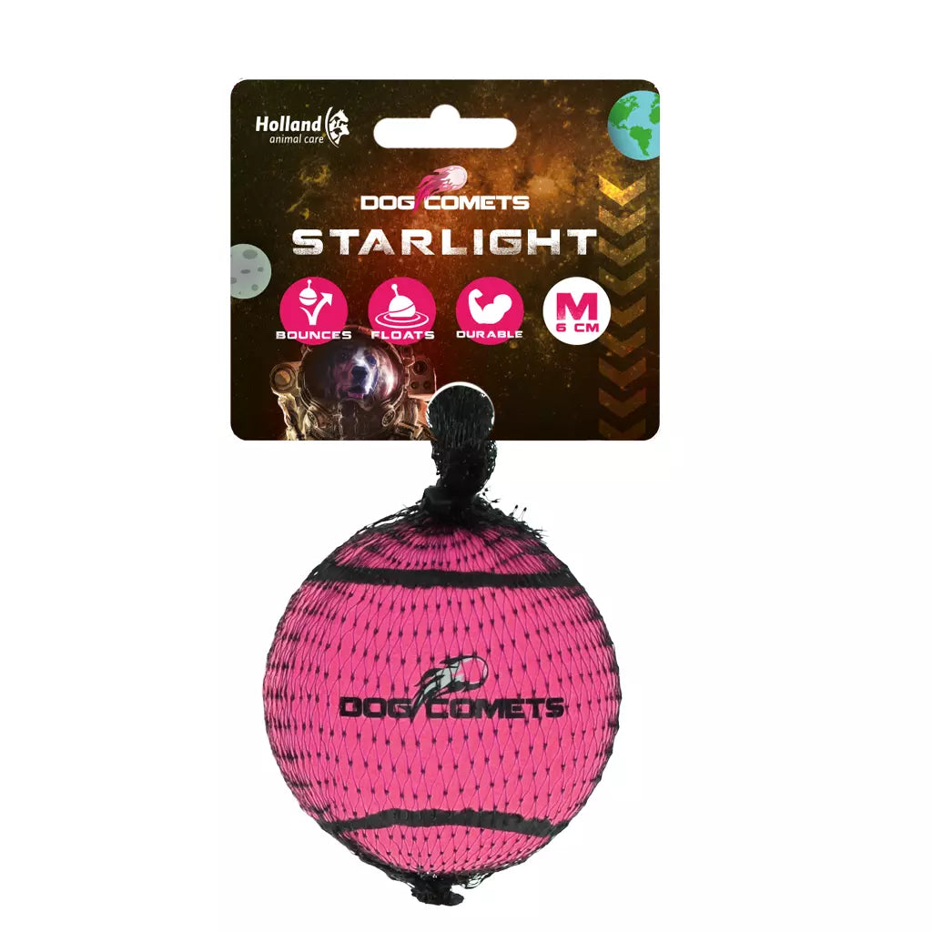 Dog Comets Starlight Tennisball