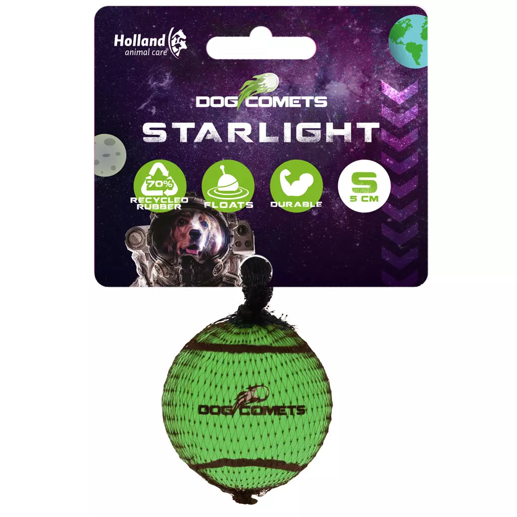 Dog Comets Starlight Tennisball