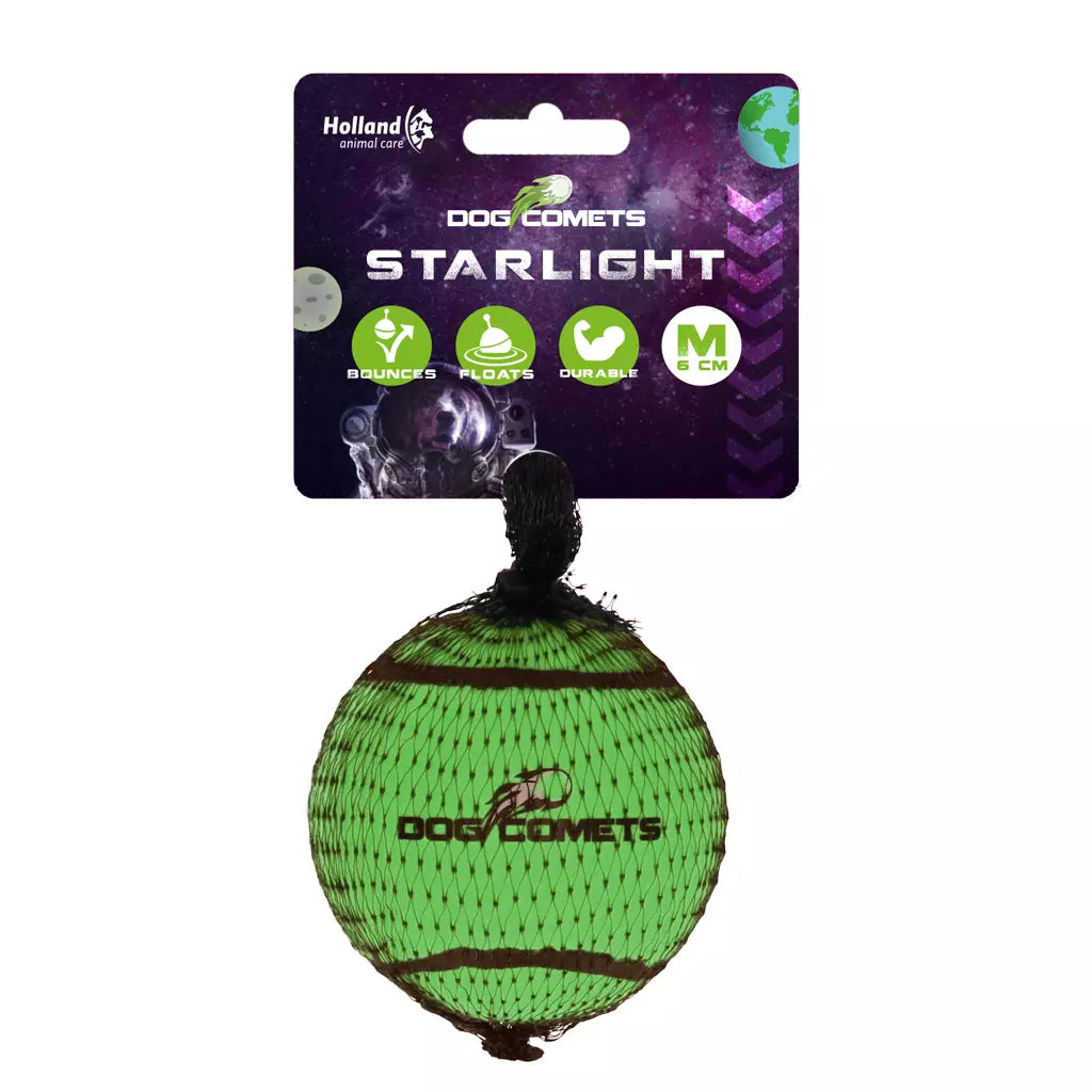 Dog Comets Starlight Tennisball