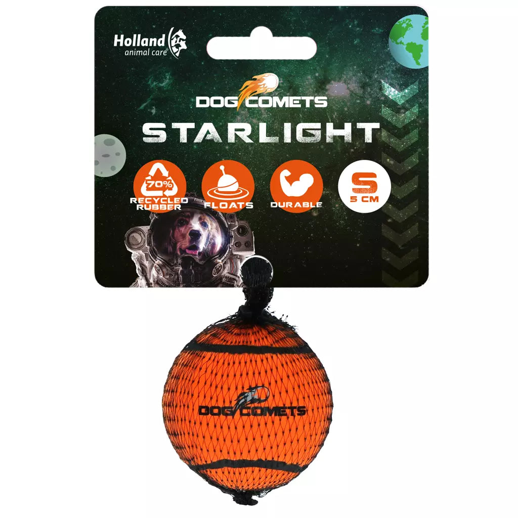 Dog Comets Starlight Tennisball
