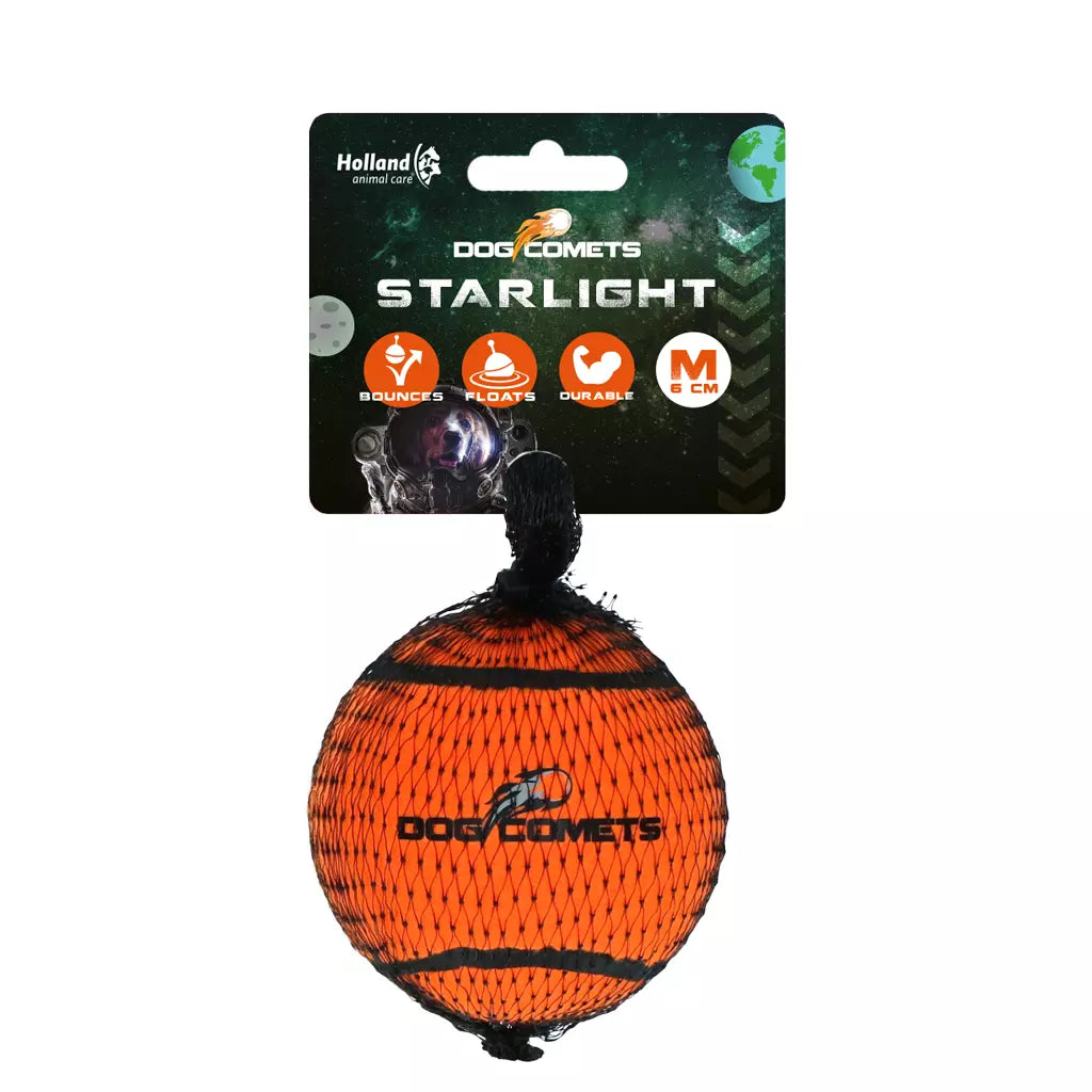 Dog Comets Starlight Tennisball