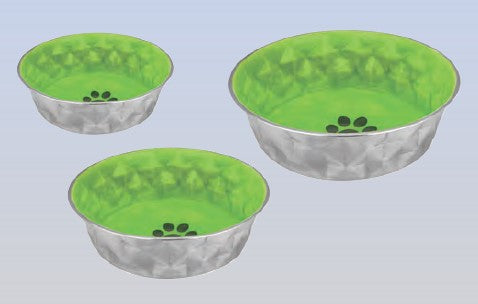 Chromstahlnapf «Diamant»
